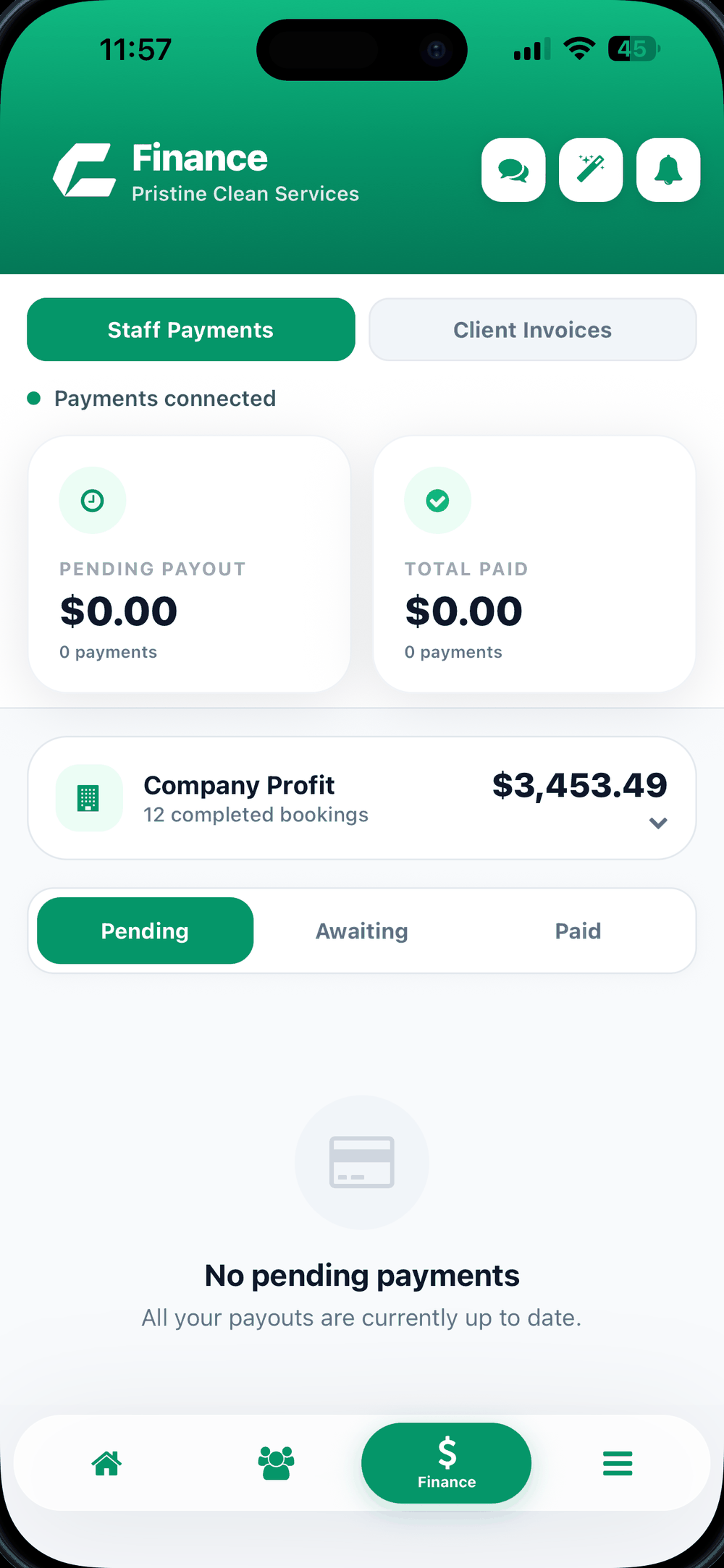 Money in, money out